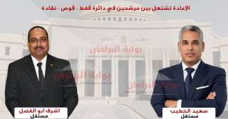 الإعادة تشتعل بين مرشحين في دائرة قفط – قوص – نقادة