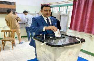 السعيد غنيم يدلي بصوته ويؤكد: المشاركة في الانتخابات واجب وطني يعزز مؤسسات الدولة