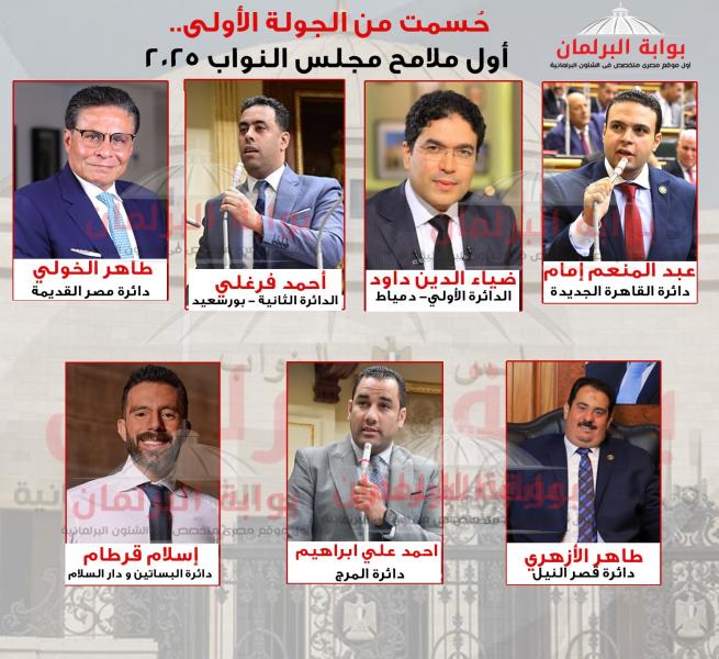 حُسمت من الجولة الأولى.. أول ملامح مجلس النواب 2025