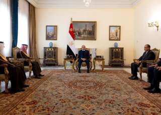 الرئيس السيسي يستقبل وزير الخارجية السعودي الرئيس السيسي يستقبل وزير الخارجية السعودي