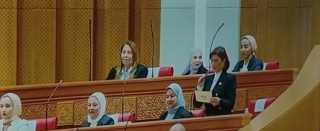 الدكتورة راندا مصطفي تؤدي اليمين الدستورية في مجلس النواب