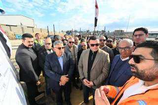 وزير الإسكان ومحافظ الدقهلية يتفقدان مشروع محطة معالجة الصرف الصناعي بجمصة