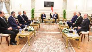 رئيس مجلس النواب يستقبل رئيس هيئة النيابة الإدارية للتهنئة بانتخابه رئيساً للمجلس