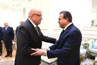 المستشار هشام بدوي رئيس مجلس النواب يستقبل نائب رئيس الوزراء ووزير الصحة