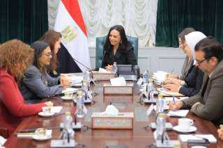 وزيرة التضامن الاجتماعي تلتقي رئيسة بعثة اللجنة الدولية للصليب الأحمر بالقاهرة