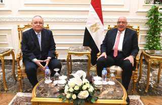 المستشار هشام بدوي رئيس مجلس النواب يستقبل رئيس مجلس الدولة المستشار هشام بدوي رئيس مجلس النواب يستقبل رئيس مجلس الدولة