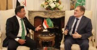 رئيس حزب الوعى يزور مقر الوفد لتهنئة السيد البدوى بفوزه برئاسة الحزب