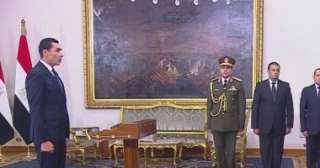 جوهر نبيل يؤدى اليمين الدستورية وزيرا للشباب والرياضة أمام الرئيس السيسى