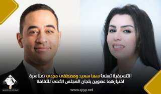 التنسيقية تهنئ سها سعيد ومصطفى مجدي بمناسبة اختيارهما عضوين بلجان المجلس الأعلى للثقافة