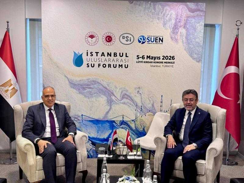 وزير الري يبحث مع نظيره التركي التعاون التكنولوجي في إدارة الموارد المائية