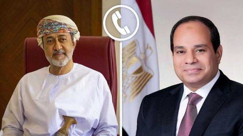 السيسي يبحث مع سلطان عمان جهود خفض التوتر الإقليمي
