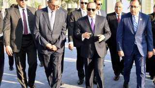 وصول الرئيس السيسي لافتتاح المقر الجديد لجامعة سنجور
