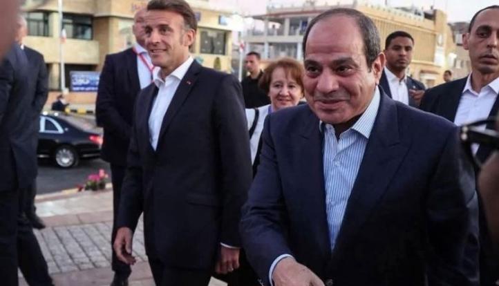 الرئيس السيسي يصطحب ماكرون في جولة بكورنيش الإسكندرية وقلعة قايتباي