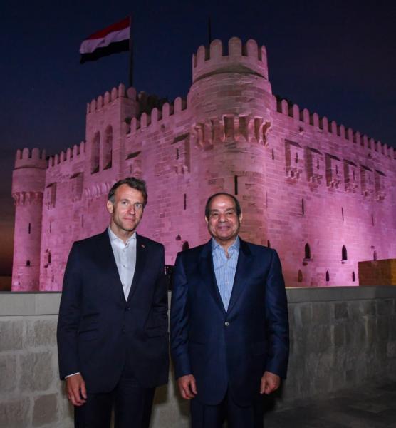 السيسي وماكرون 