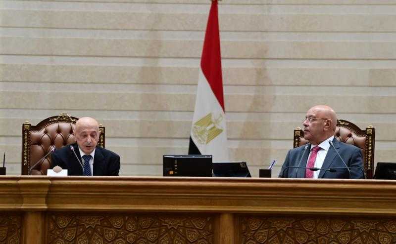 رئيس مجلس النواب هشام بدوي يرحب بعقيلة صالح ويؤكد: مصر داعمة لوحدة ليبيا واستقرارها