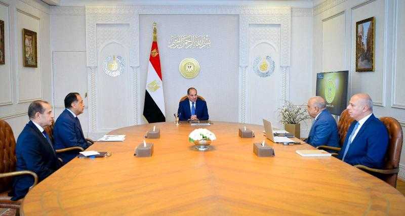 الرئيس السيسي يستعرض الموقف التنفيذي لمشروعات الطاقة المتجددة ودعم الشبكة القومية للكهرباء