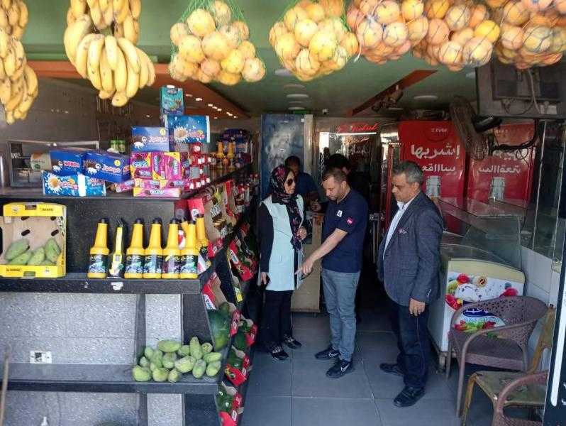 ضبط مادة أكسيد التيتانيوم داخل بعض محلات العصير بالدقهلية