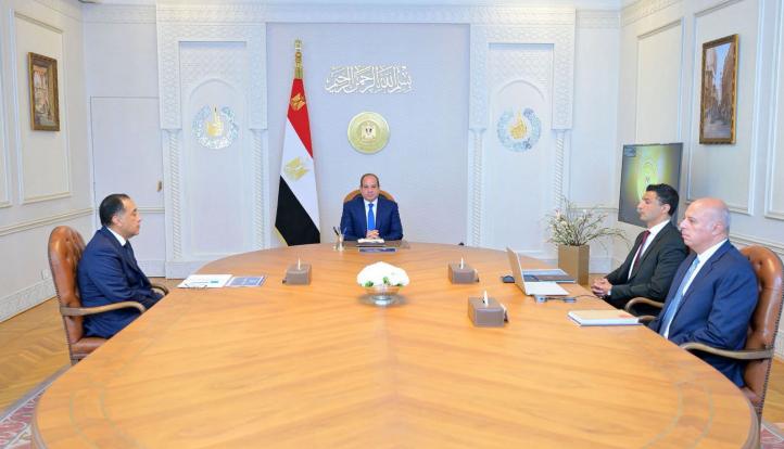 الرئيس السيسي يتابع الموقف التنفيذي للاستراتيجية الصناعية الوطنية