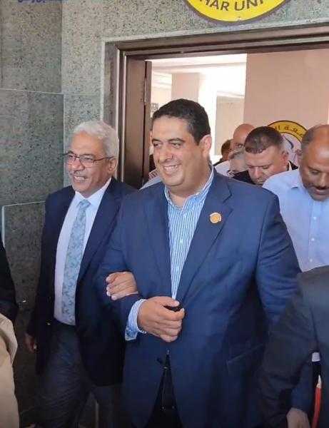 النائب وليد التمامي يهنئ الدكتور محمود صديق قائم بأعمال رئاسة جامعة الأزهر: «قامة علميةو تتويجاً مستحقاً لمسيرة حافلة بالإنجازات