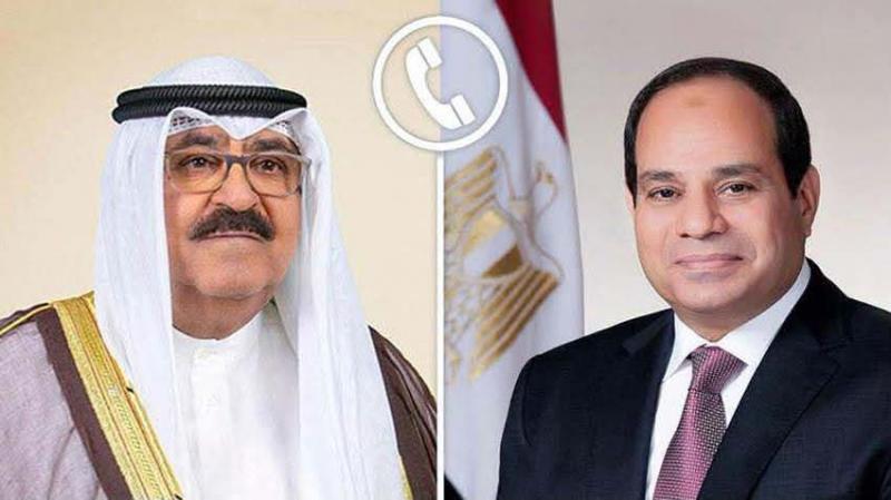 الرئيس السيسي وأمير الكويت 
