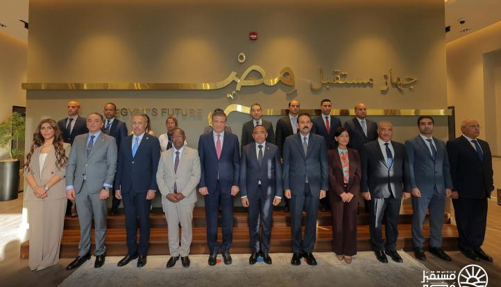 رئيس جمهورية مدغشقر الشقيقة يزور جهاز مستقبل مصر.. ويشيد بتجربة الجهاز في تنفيذ المشروعات التنموية المتكاملة ومباحثات لتعزيز التعاون وتبادل الخبرات في المجالات التنموية