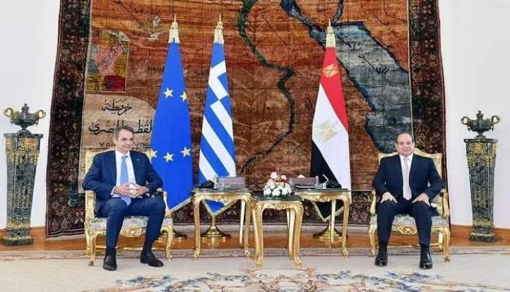 الرئيس السيسي يبحث مع رئيس الوزراء اليوناني التعاون الثنائي في مجال الطاقة وجهود خفض التصعيد الإقليمي