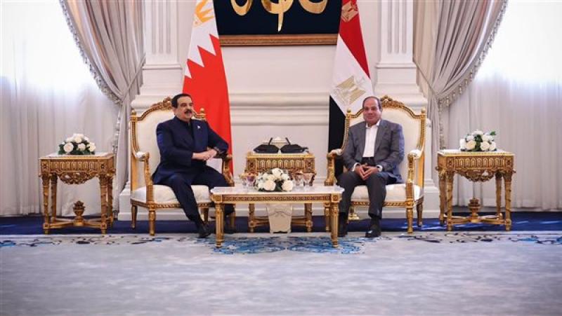 الرئيس السيسي وملك البحرين 