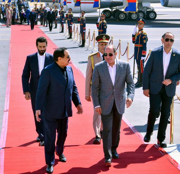 الرئيس السيسي وملك البحرين 