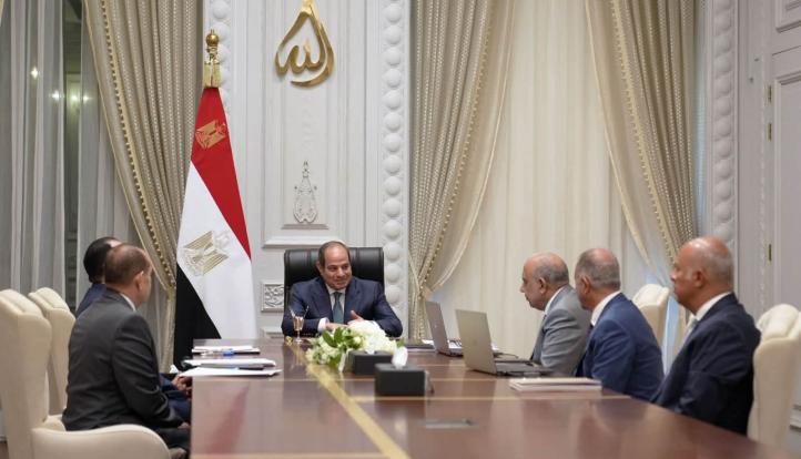 الرئيس السيسي يوجه بتنمية التصنيع المحلي في الرمال السوداء والأسمدة