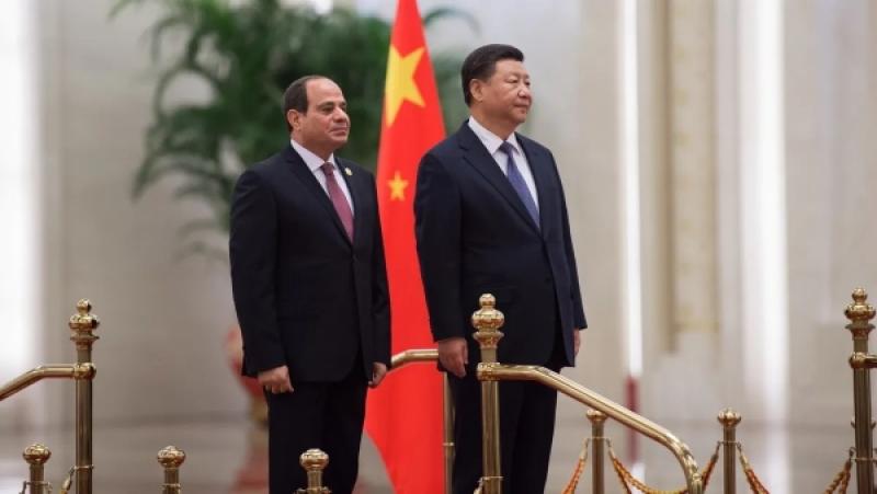 الرئيس السيسي ونظيره الصيني 