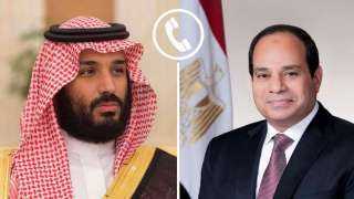 الرئيس السيسي يبحث مع ولي العهد السعودي العلاقات الثنائية وخفض التصعيد الإقليمي