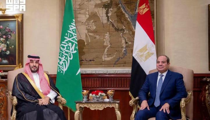 الرئيس السيسي يستقبل ولي العهد السعودي ويبحثان التوافق على حل شامل للأزمة اليمنية