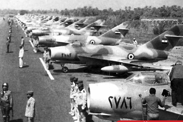 صورة أرشيفية لطائرات القوات المسلحة في حرب أكتوبر
